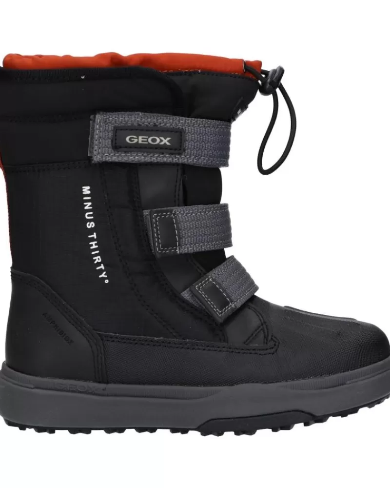 Boy GEOX Boots-Woman And Girl And Boy Boots J26D8B 0Fume J Bunshee Pg Boy B A C9Bn6 Black-Rust
