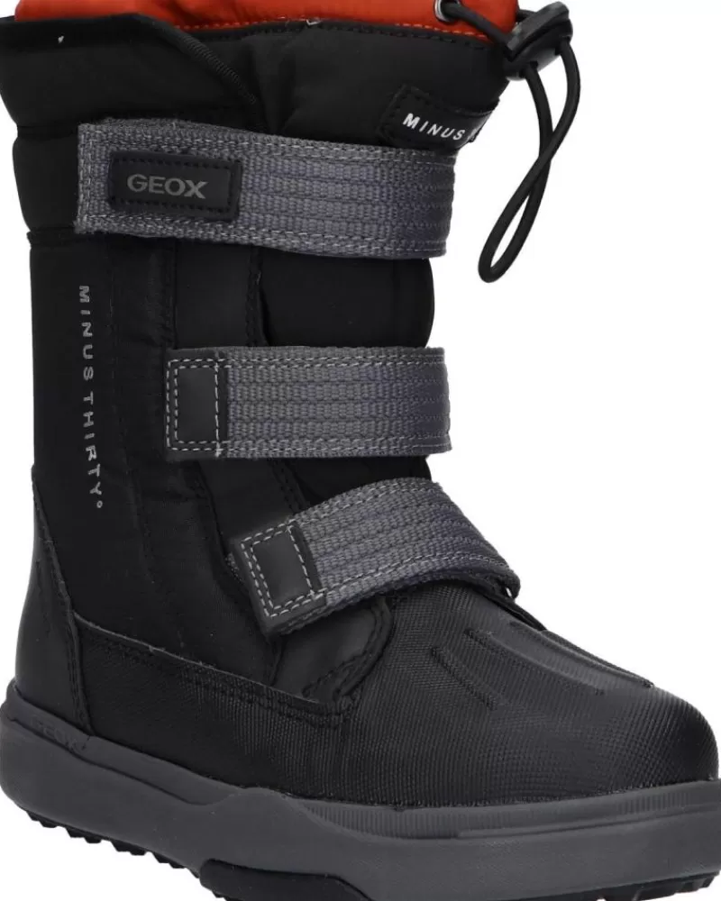 Boy GEOX Boots-Woman And Girl And Boy Boots J26D8B 0Fume J Bunshee Pg Boy B A C9Bn6 Black-Rust