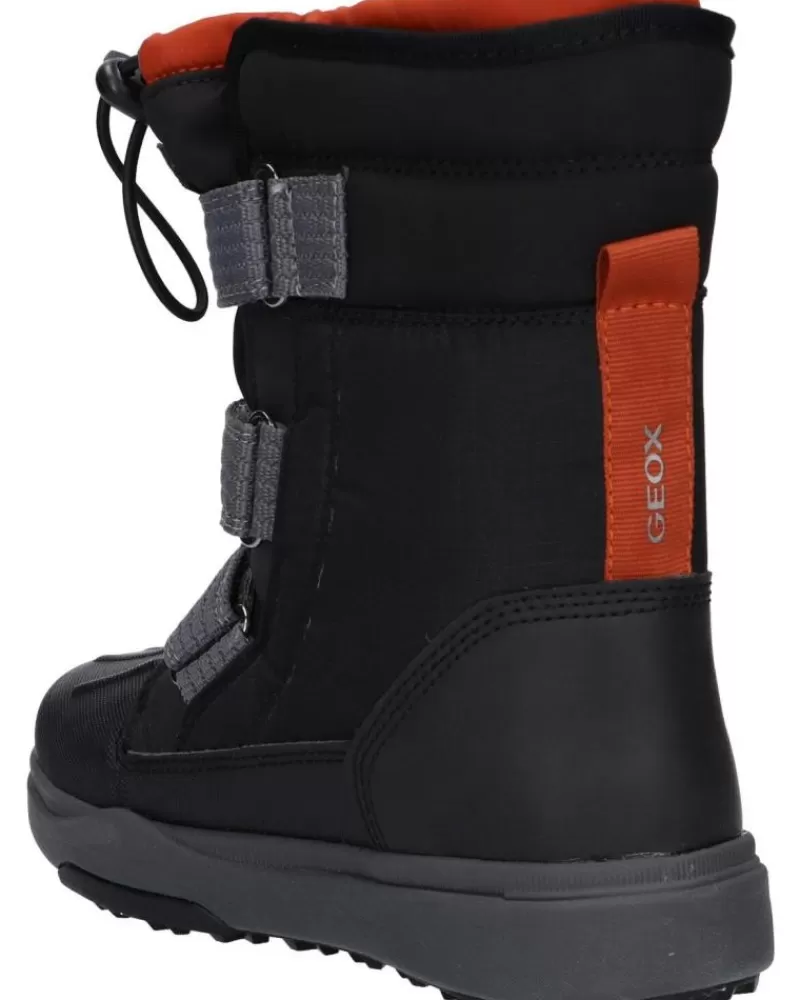 Boy GEOX Boots-Woman And Girl And Boy Boots J26D8B 0Fume J Bunshee Pg Boy B A C9Bn6 Black-Rust