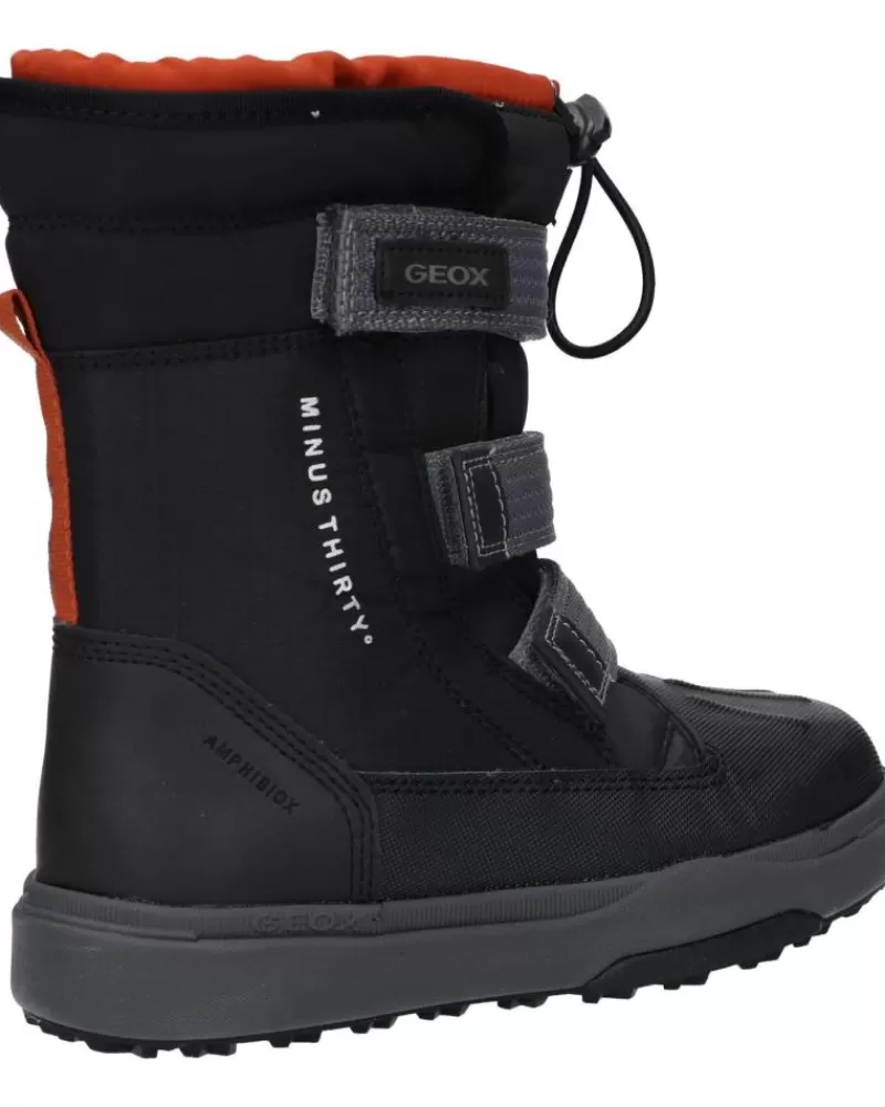 Boy GEOX Boots-Woman And Girl And Boy Boots J26D8B 0Fume J Bunshee Pg Boy B A C9Bn6 Black-Rust