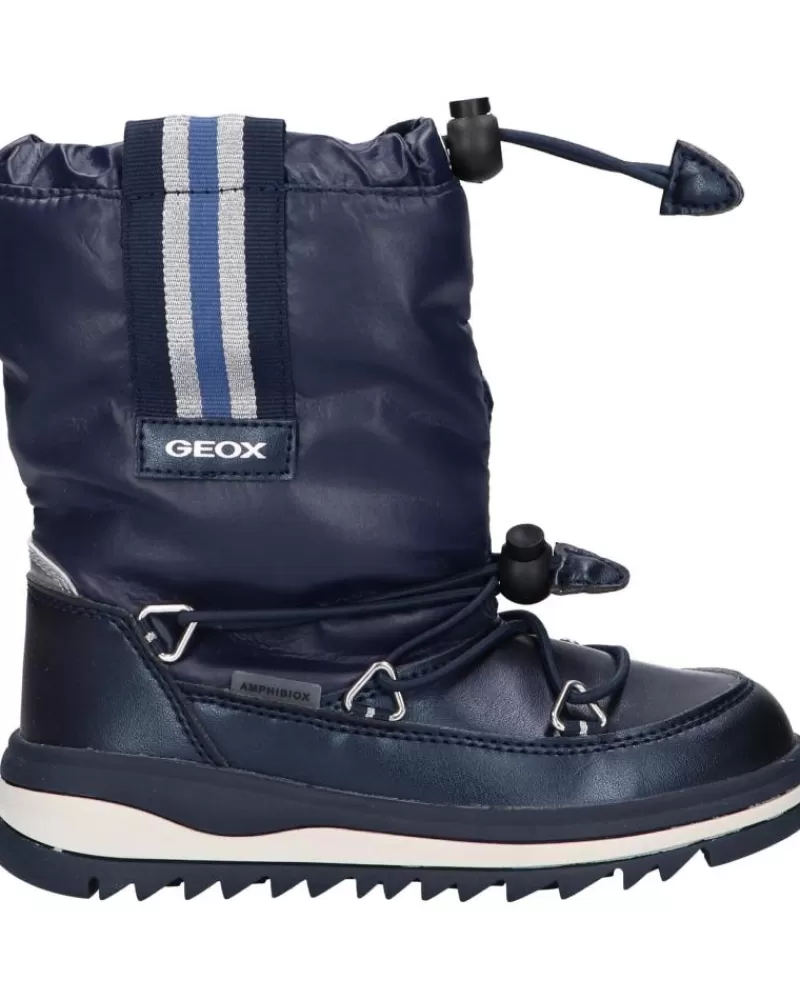 Boy GEOX Boots-Woman And Girl And Boy Boots J26Ewe 0Lvbc J Adelhide Girl B Ab C0673 Navy-Silver
