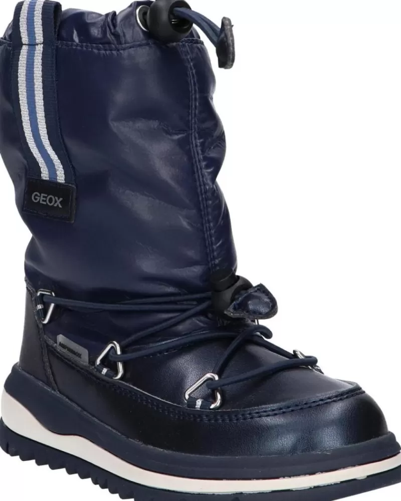 Boy GEOX Boots-Woman And Girl And Boy Boots J26Ewe 0Lvbc J Adelhide Girl B Ab C0673 Navy-Silver