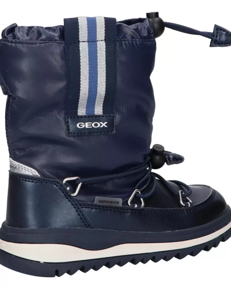 Boy GEOX Boots-Woman And Girl And Boy Boots J26Ewe 0Lvbc J Adelhide Girl B Ab C0673 Navy-Silver