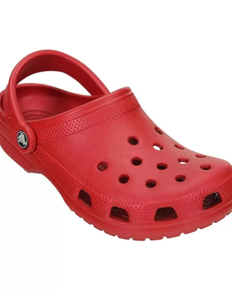 Woman CROCS Woman And Girl And Boy Clogs Classic 10001 Pepper Rojo