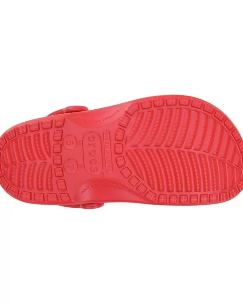 Woman CROCS Woman And Girl And Boy Clogs Classic 10001 Pepper Rojo