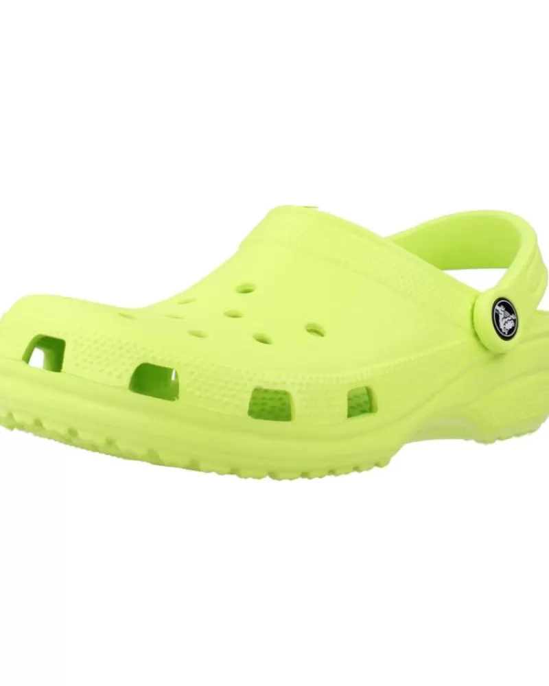 Boy CROCS Clogs-Woman And Girl And Boy Flip Flops Classic U Verde