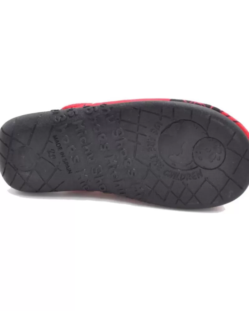 Boy ANGELITOS House Slipers-Woman And Girl And Boy House Slipers Pantufla Princesas 142 Rojo