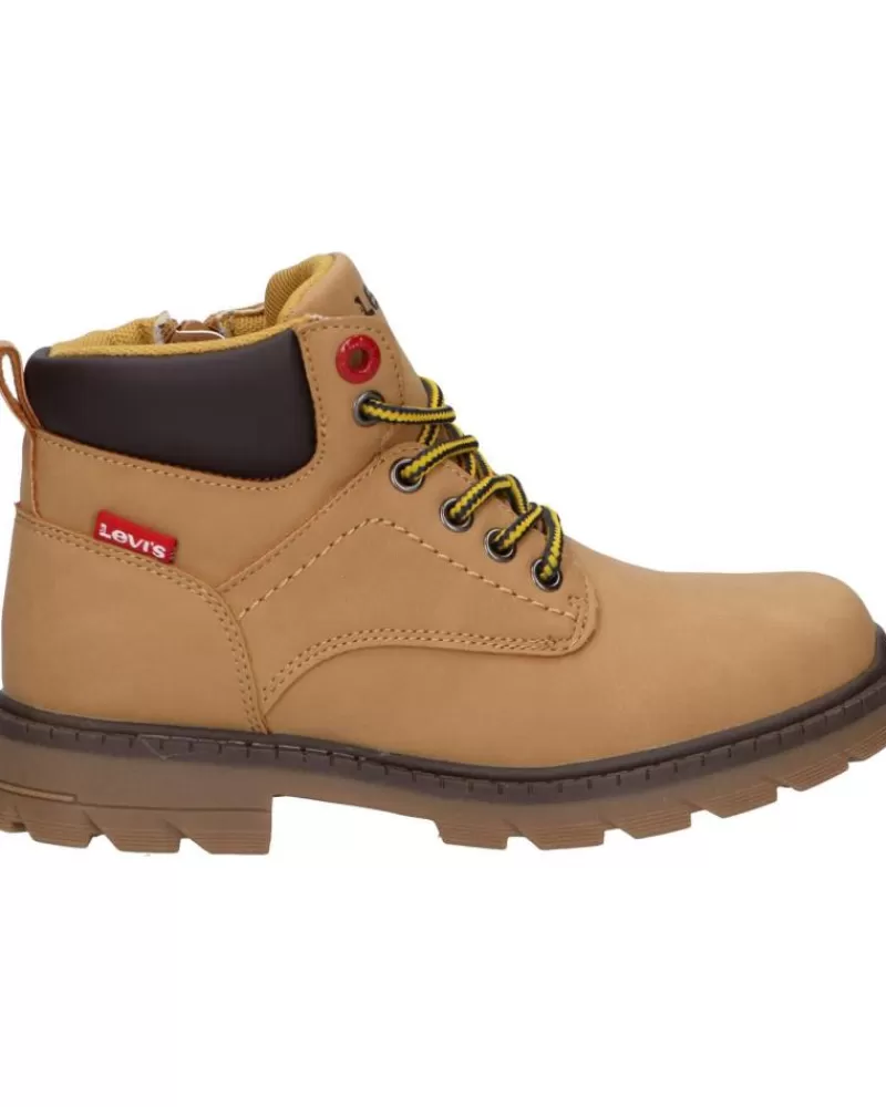 Boy LEVIS Mid Boots-Woman And Girl And Boy Mid Boots Vfor0070S Jax Plus 0138 Camel