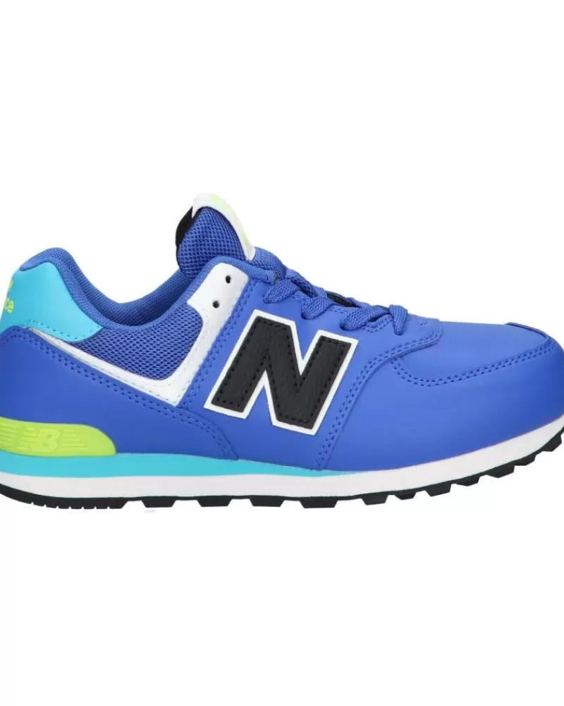 Boy NEW BALANCE Sports Shoes-Woman And Girl And Boy Gc574Cs 574 Marine Blue