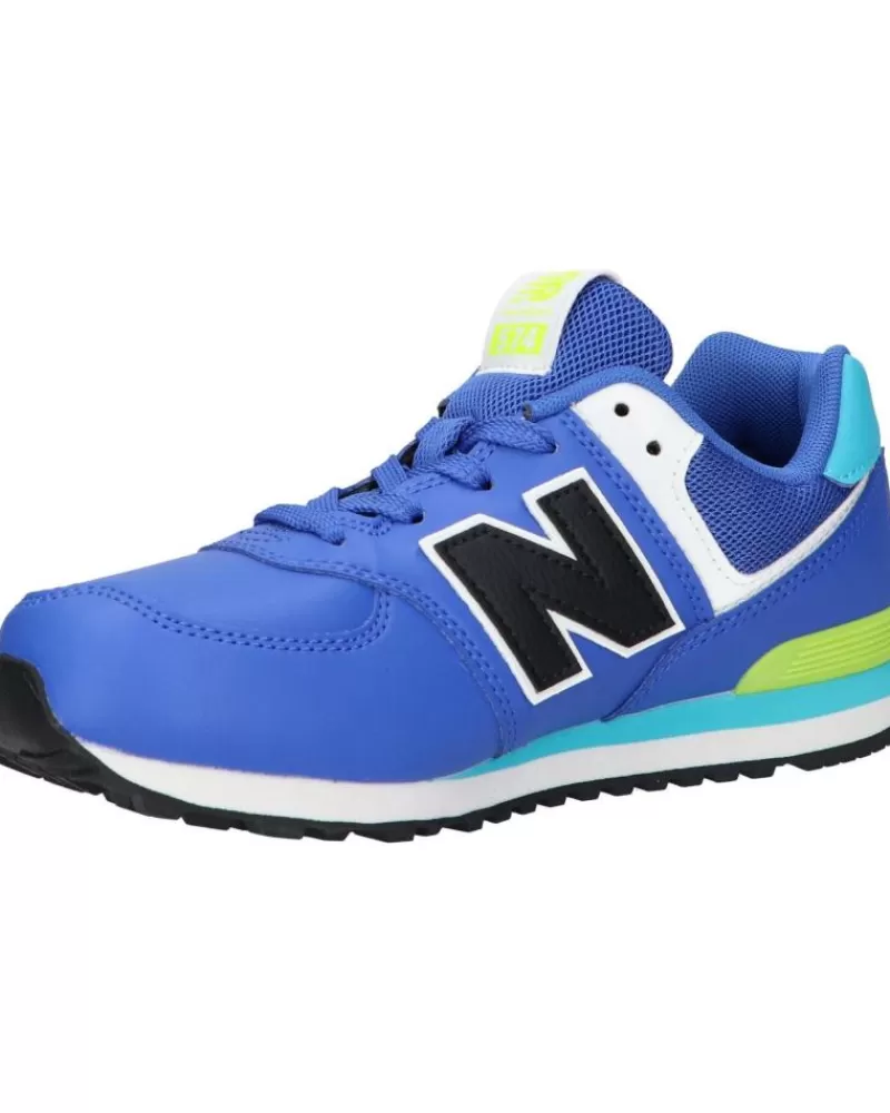 Boy NEW BALANCE Sports Shoes-Woman And Girl And Boy Gc574Cs 574 Marine Blue