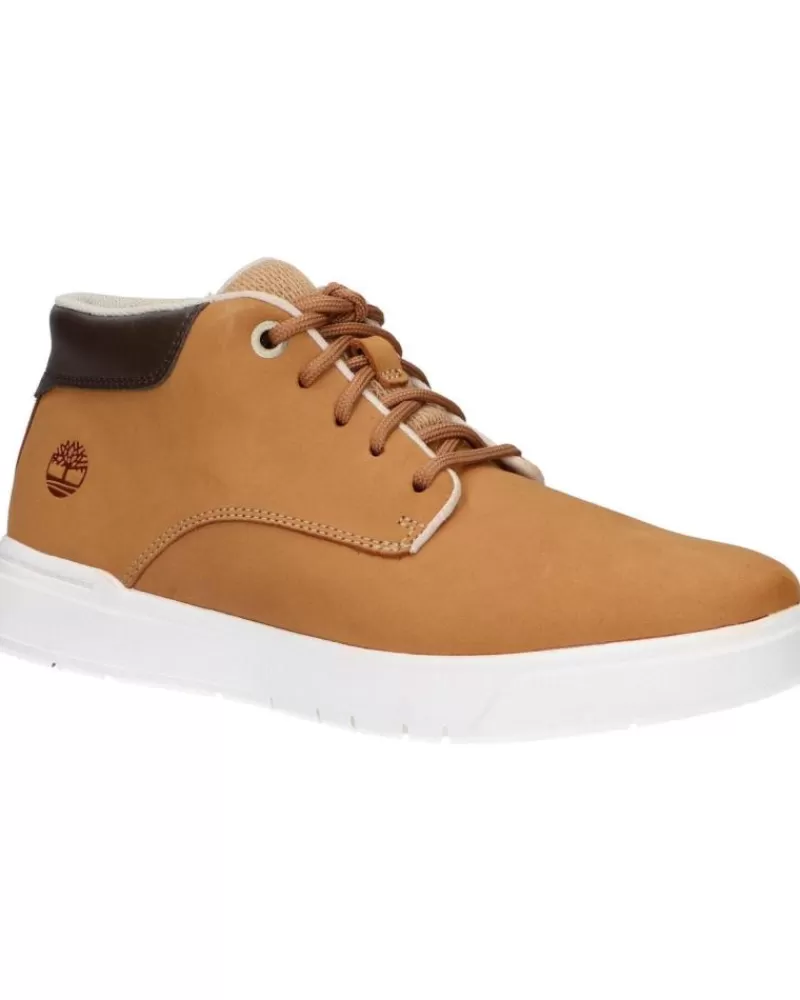 Boy TIMBERLAND Boots-Woman And Girl And Boy A2Ct2 Seneca Bay Leather Chukka 2311 Wheat