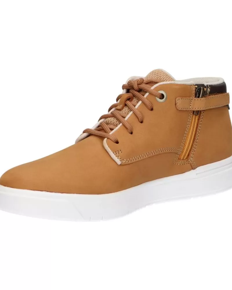 Boy TIMBERLAND Boots-Woman And Girl And Boy A2Ct2 Seneca Bay Leather Chukka 2311 Wheat