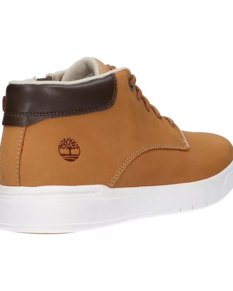 Boy TIMBERLAND Boots-Woman And Girl And Boy A2Ct2 Seneca Bay Leather Chukka 2311 Wheat