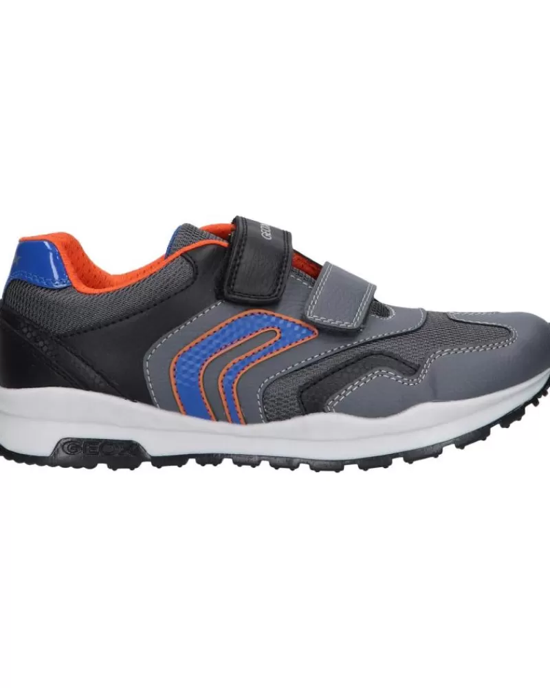 Woman GEOX Woman And Girl And Boy Trainers J0415A 0Buce J Pavel C0071 Dk Grey-Royal