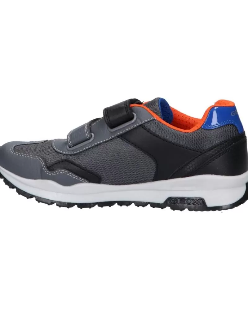 Boy GEOX Sports Shoes-Woman And Girl And Boy Trainers J0415A 0Buce J Pavel C0071 Dk Grey-Royal