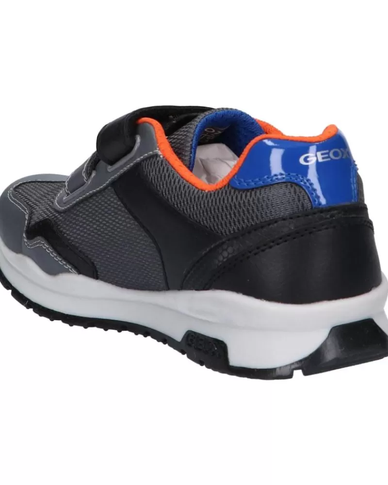 Boy GEOX Sports Shoes-Woman And Girl And Boy Trainers J0415A 0Buce J Pavel C0071 Dk Grey-Royal