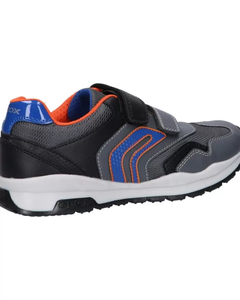 Boy GEOX Sports Shoes-Woman And Girl And Boy Trainers J0415A 0Buce J Pavel C0071 Dk Grey-Royal