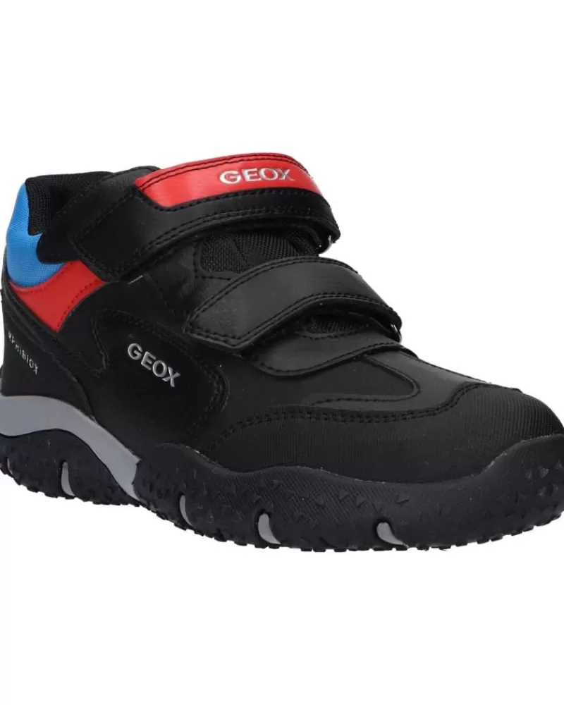 Woman GEOX Woman And Girl And Boy Trainers J2642A 050Bu Jr Baltic Boy B Abx C9221 Black-Sky