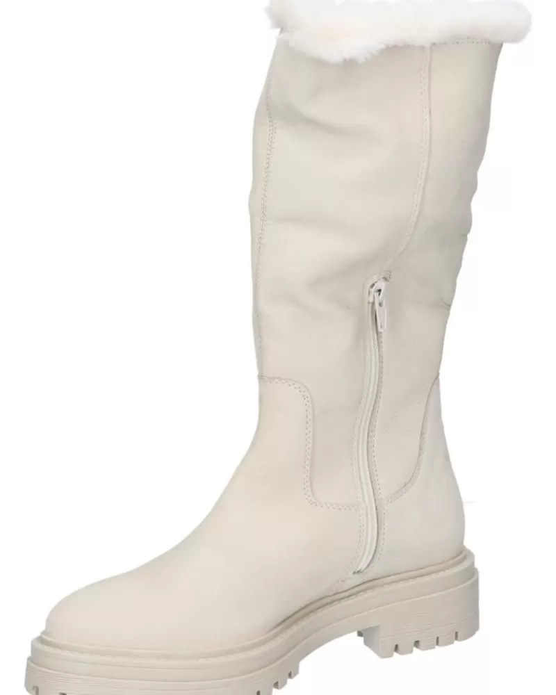 Girl GEOX Mid Boots-Woman And Girl Boots D04Hrm 09Abh D Iridea C1122 Papyrus