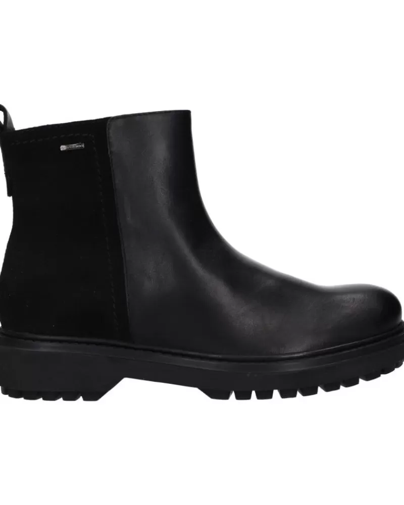 Girl GEOX Mid Boots-Woman And Girl Boots D16Ayd 04322 D Asheely Np Abx C9999 Black