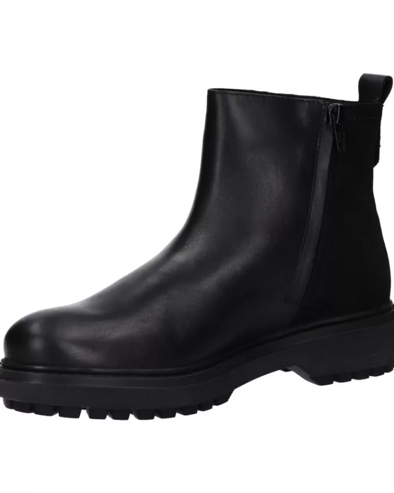 Girl GEOX Mid Boots-Woman And Girl Boots D16Ayd 04322 D Asheely Np Abx C9999 Black