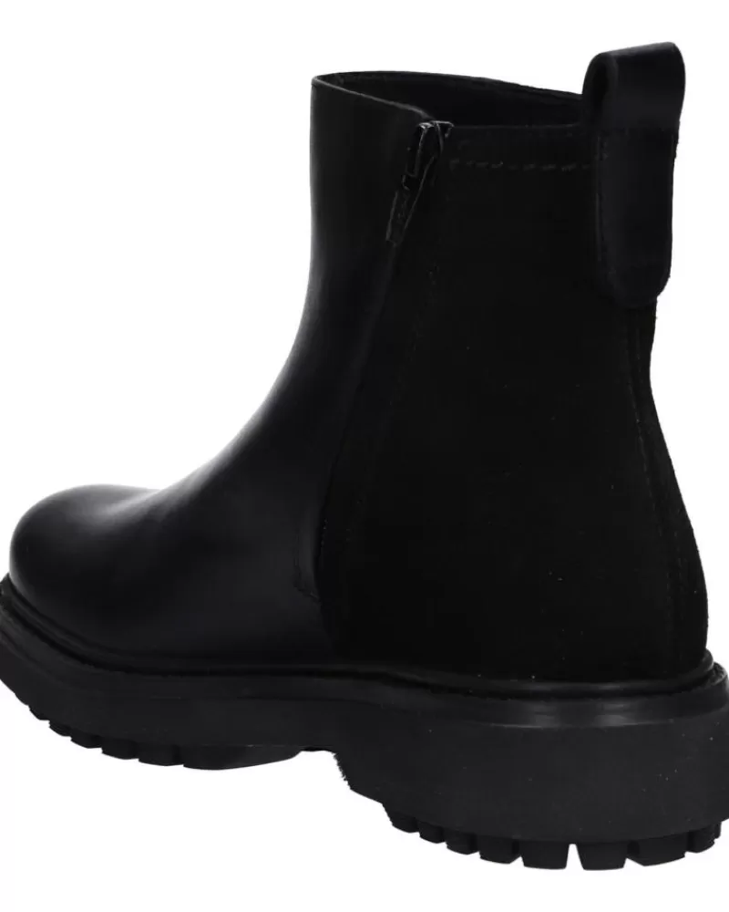 Girl GEOX Mid Boots-Woman And Girl Boots D16Ayd 04322 D Asheely Np Abx C9999 Black