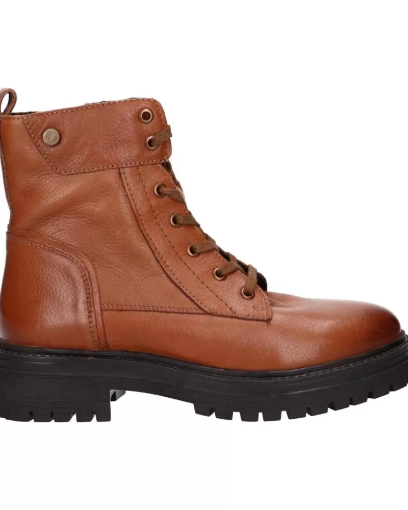 Girl GEOX Boots-Woman And Girl Boots D16Hrc 00046 D Iridea C6001 Cognac
