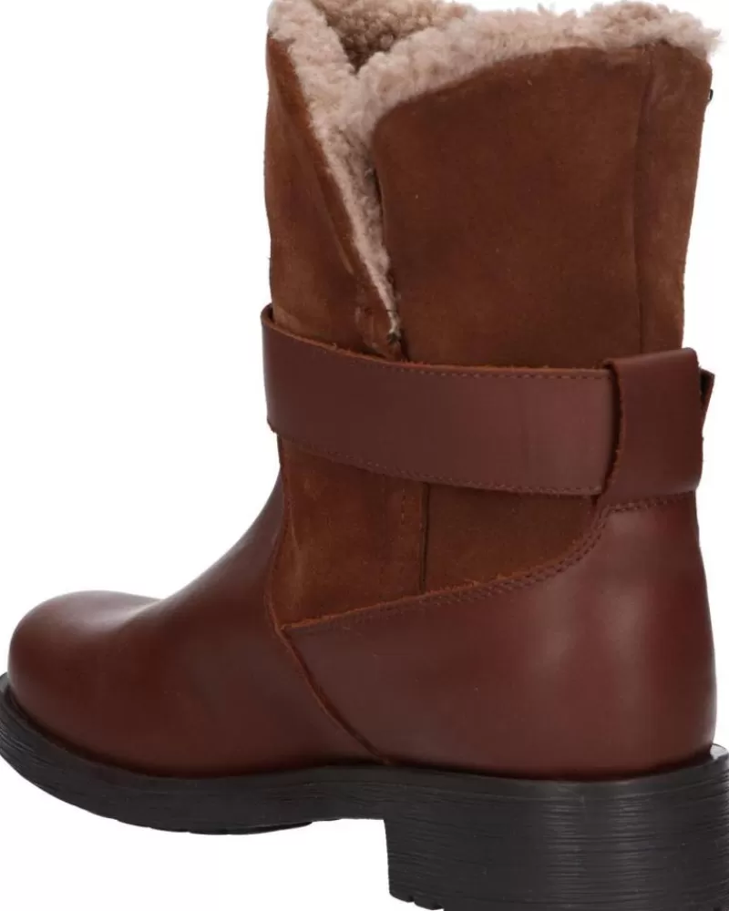 Girl GEOX Mid Boots-Woman And Girl Boots D26C5A 04322 D Rawelle B Abx C0013 Brown