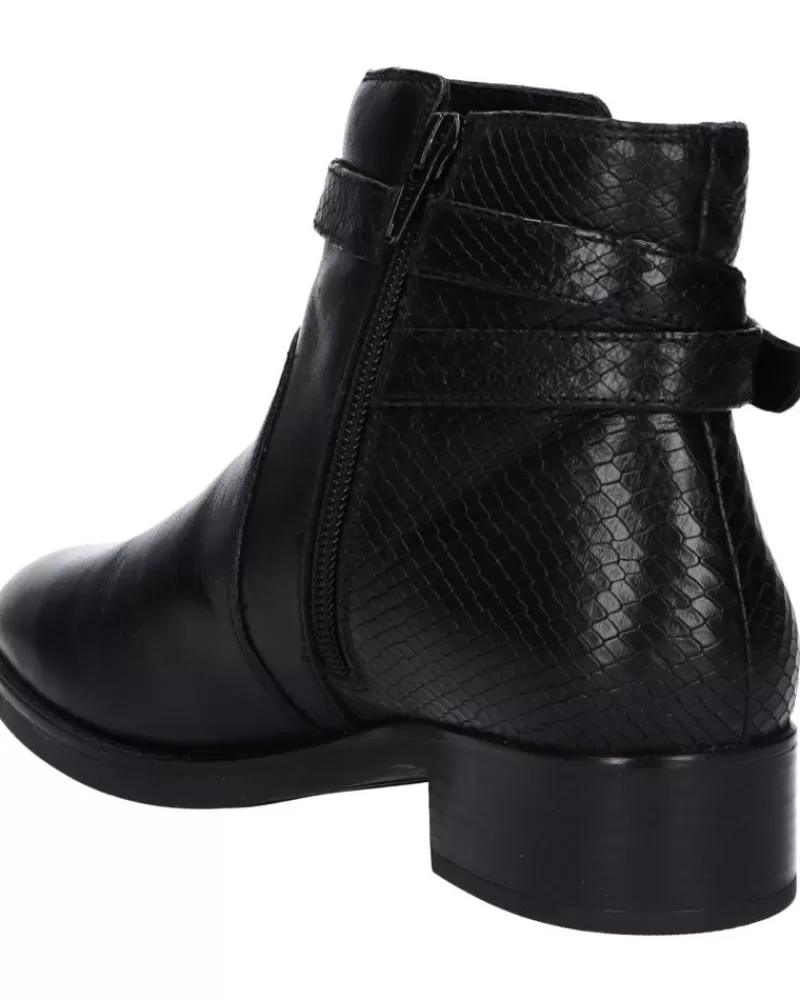 Girl GEOX Mid Boots-Woman And Girl Boots D26G1E 04341 D Felicity C9999 Black