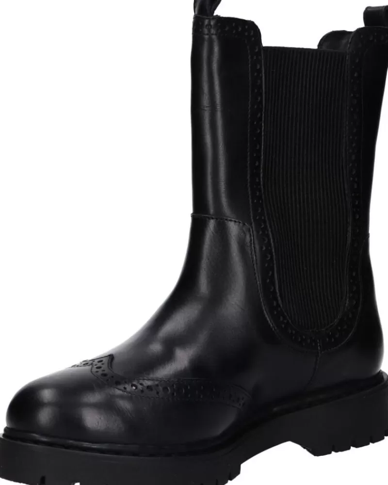 Girl GEOX Mid Boots-Woman And Girl Boots D26Qdl 00085 D Bleyze C0241 Black-Bordeaux