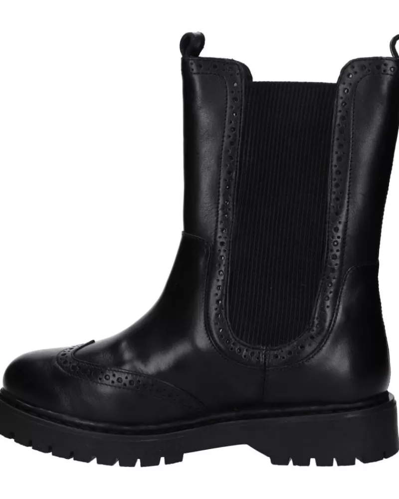 Girl GEOX Mid Boots-Woman And Girl Boots D26Qdl 00085 D Bleyze C0241 Black-Bordeaux
