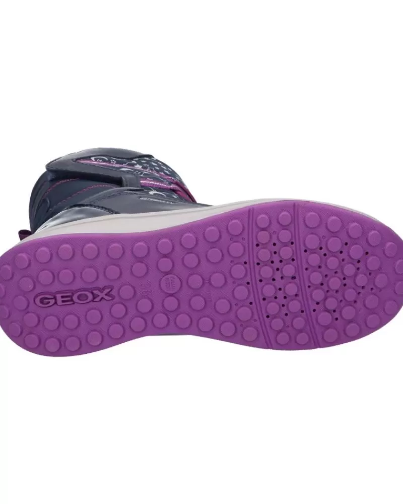 Woman GEOX Woman And Girl Boots J042Ua 050Fu J Roby Girl B Wpf Cf48B Navy-Cyclamen