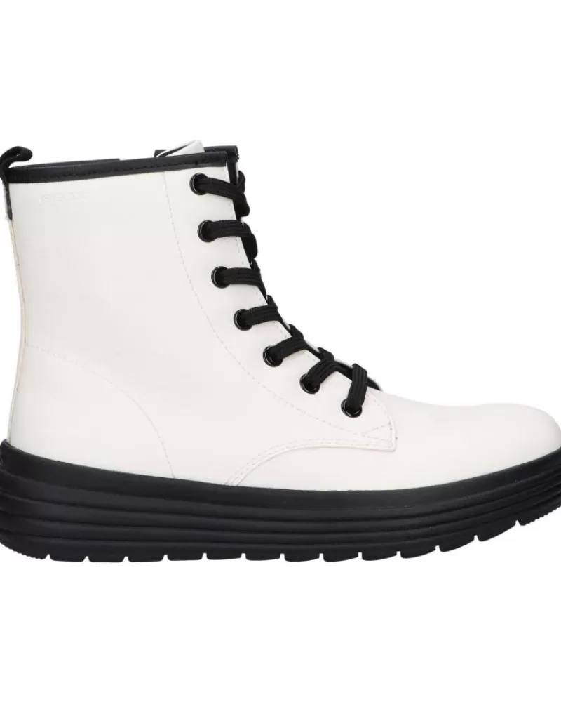 Woman GEOX Woman And Girl Boots J16Eta 000Bc J Phaolae C1000 White