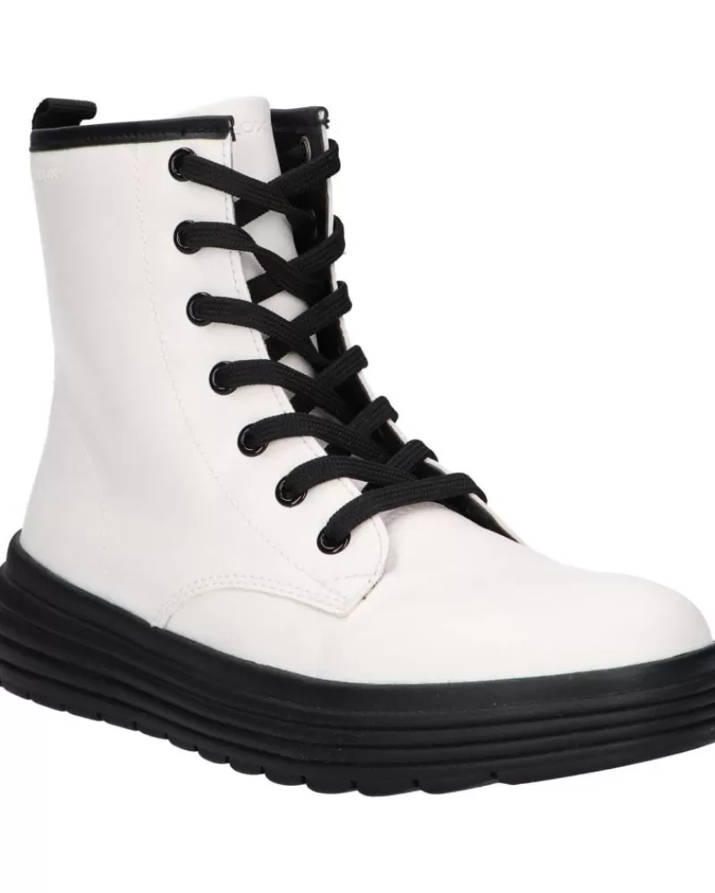 Woman GEOX Woman And Girl Boots J16Eta 000Bc J Phaolae C1000 White