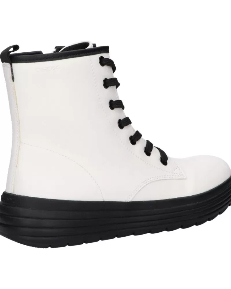 Woman GEOX Woman And Girl Boots J16Eta 000Bc J Phaolae C1000 White