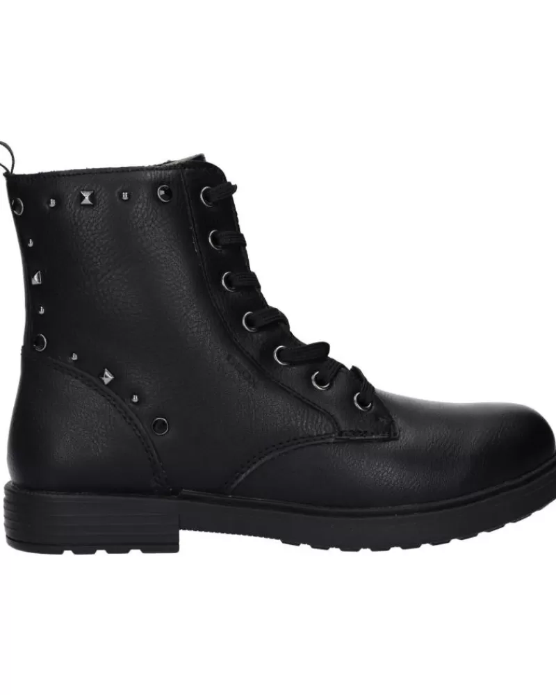 Girl GEOX Boots-Woman And Girl Boots J269Qk 000Bu J Eclair Girl C9999 Black