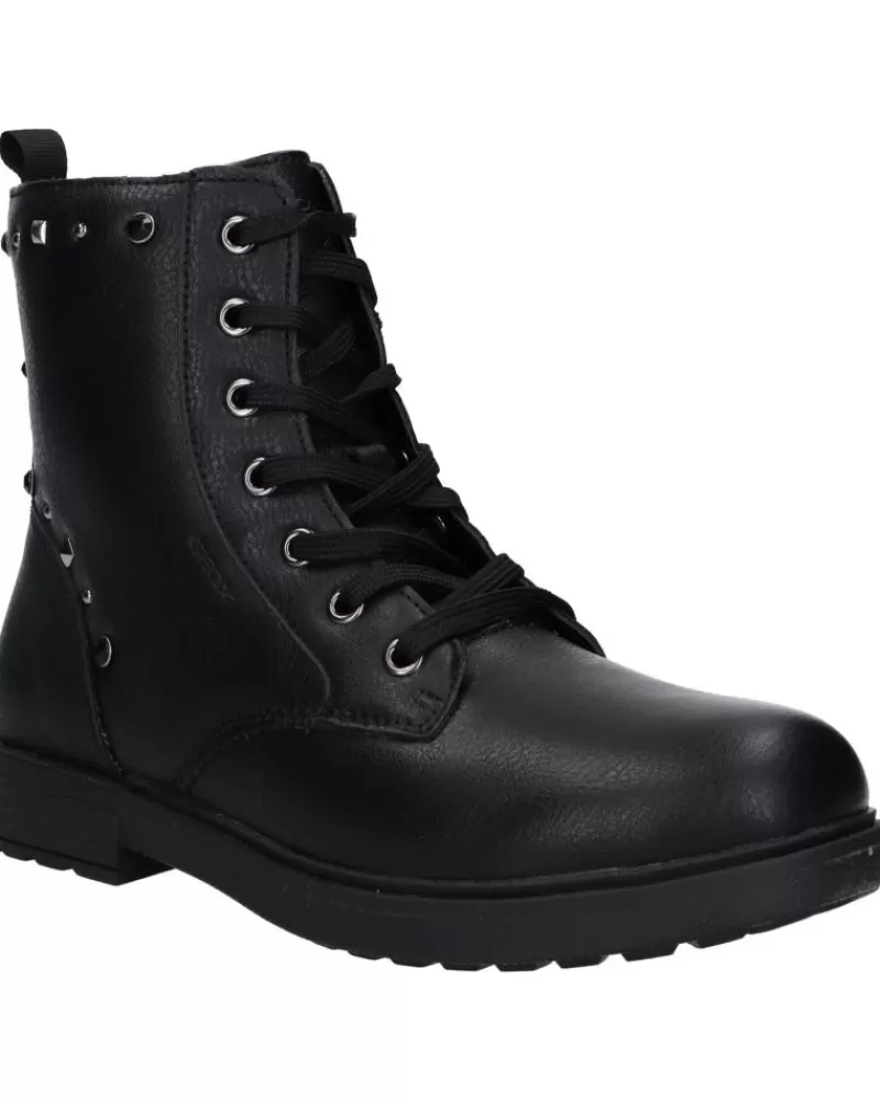 Girl GEOX Boots-Woman And Girl Boots J269Qk 000Bu J Eclair Girl C9999 Black