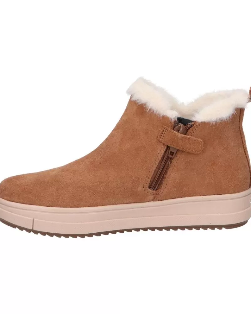 Girl GEOX Mid Boots-Woman And Girl Boots J26Cvd 00022 J Rebecca Girl Wpf C6627 Whisky