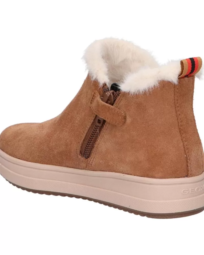 Girl GEOX Mid Boots-Woman And Girl Boots J26Cvd 00022 J Rebecca Girl Wpf C6627 Whisky