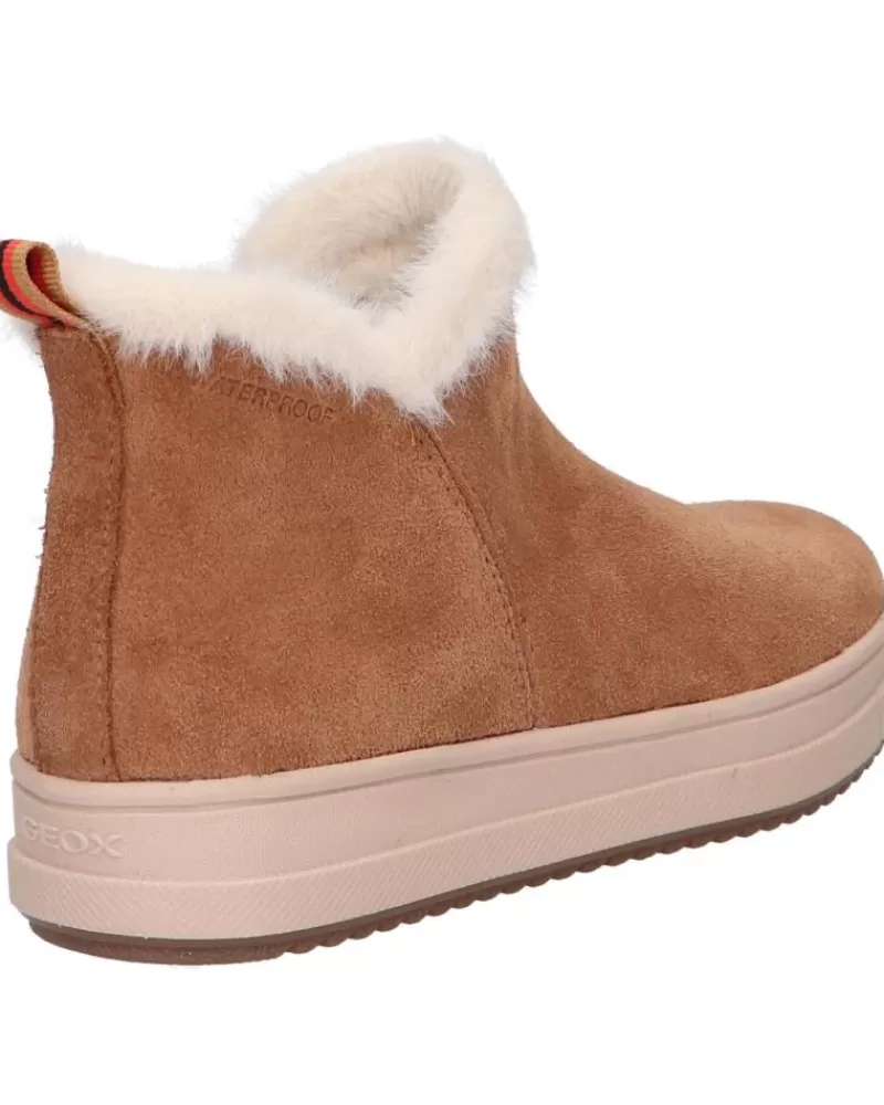 Woman GEOX Woman And Girl Boots J26Cvd 00022 J Rebecca Girl Wpf C6627 Whisky
