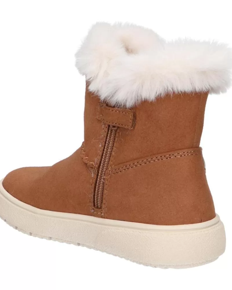 Girl GEOX Boots-Woman And Girl Boots J36Hud 000Au J Theleven C6627 Whisky