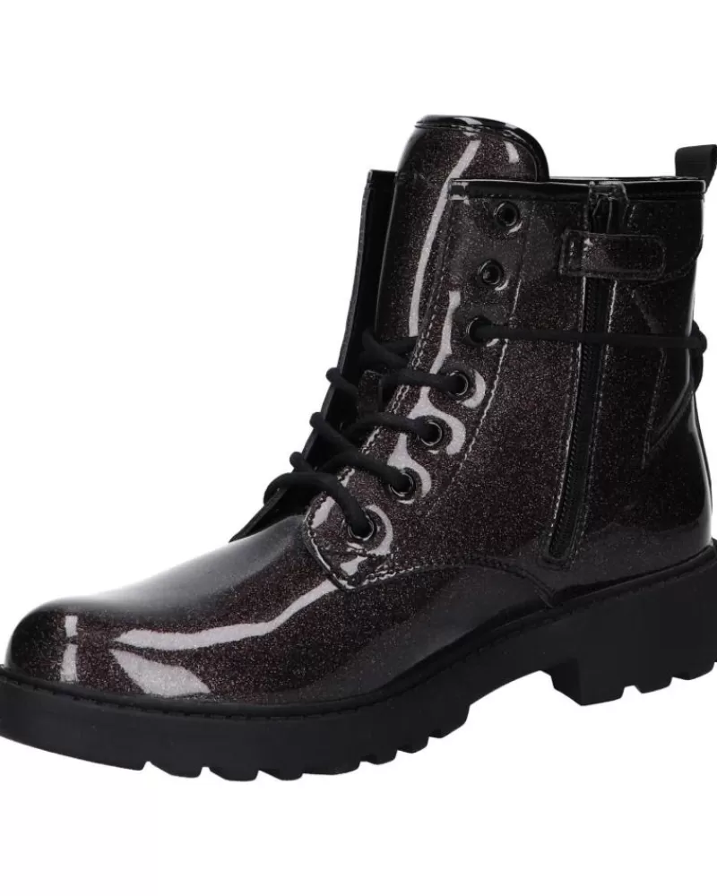 Woman GEOX Woman And Girl Boots J9420G 000Kc J Casey Girl C1014 Dk Silver