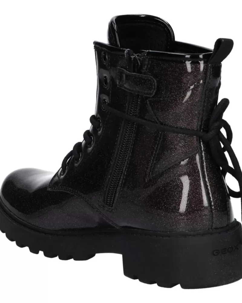 Woman GEOX Woman And Girl Boots J9420G 000Kc J Casey Girl C1014 Dk Silver