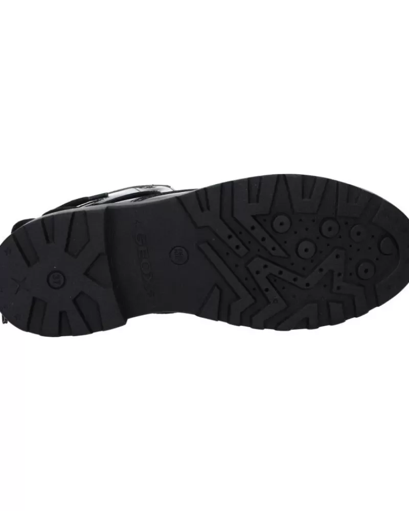 Girl GEOX Mid Boots-Woman And Girl Boots J9420G 000Kc J Casey Girl C1014 Dk Silver