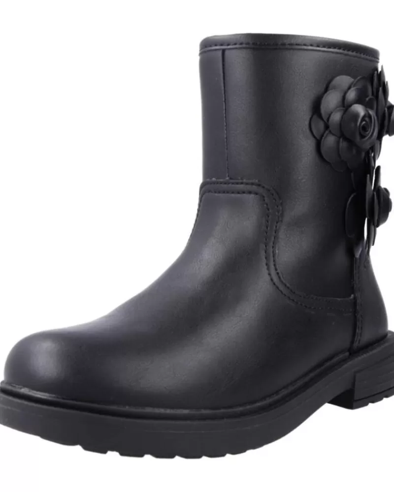 Girl GEOX Boots-Woman And Girl Boots J Eclair Girl J Negro
