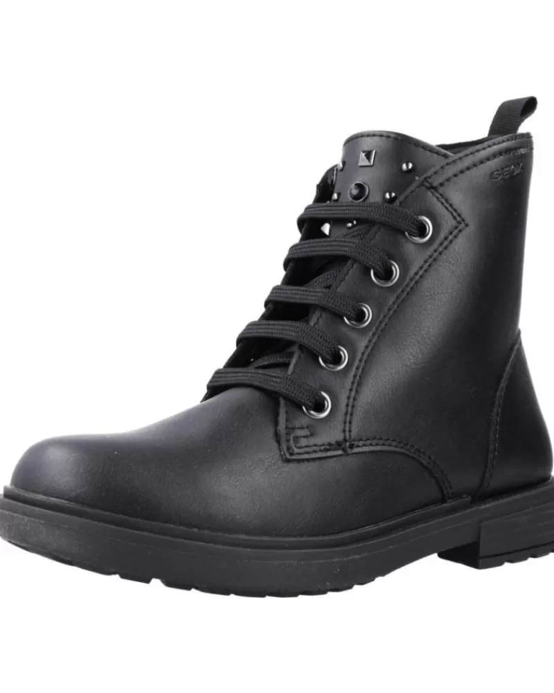 Woman GEOX Woman And Girl Boots J Eclair Girl Negro