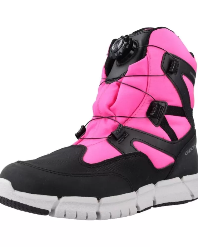 Girl GEOX Boots-Woman And Girl Boots J Flexyper Girl B Ab Rosa