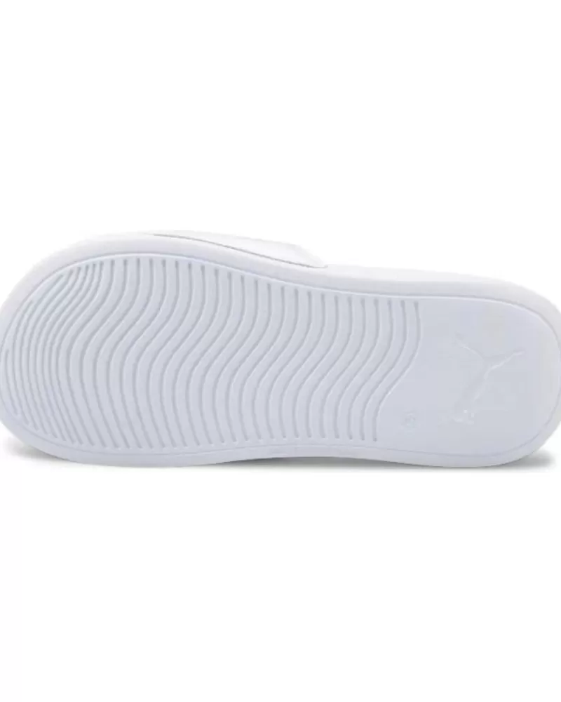 Girl PUMA Flip Flops-Woman And Girl Flip Flops Popcat 20 Wns 374471-04 White Blanco