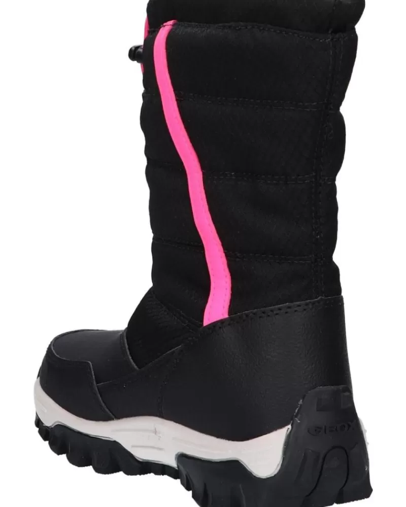 Woman GEOX Woman And Girl J26Fta 0Fu50 J Himalaya Girl B Ab C0922 Black-Fuchsia
