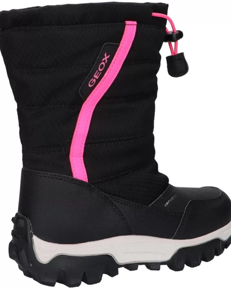 Woman GEOX Woman And Girl J26Fta 0Fu50 J Himalaya Girl B Ab C0922 Black-Fuchsia